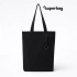 Shopper/Backpack Superbag Transformer with Zipper and Two Compartments (Black)