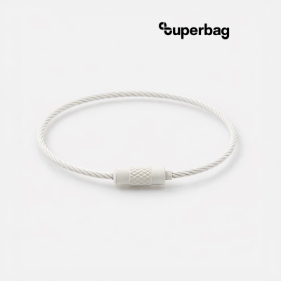 
                                                Тросик-кольцо Ring для обвеса, 15см (белый)
                                                