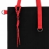 Набор Superbag Red accent: шоппер с обвесом (чёрный с красным)