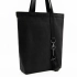 Shopper/Backpack Superbag Transformer with Zipper and Two Compartments (Black)