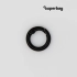 Карабин-кольцо Ring для обвеса, d=2см (черный)