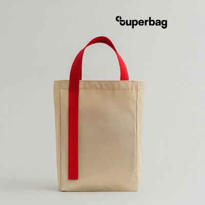 
                                                Shopper Superbag Pack (M) (Uncolored with Red)
                                                