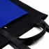 Shopper Tote Superbag Big Pocket with Zipper Pocket (Black with Blue)