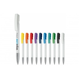 Шариковая ручка Nash с металлическим наконечником, твердый цвет