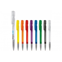 Шариковая ручка Nash, прозрачный металлический наконечник