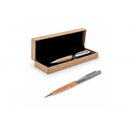 Metal pen set Cork