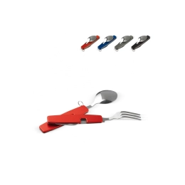 Foldable cutlery in multitool
