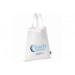 Сумка для переноски нетканая белая 75 г / м²