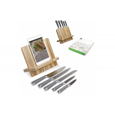 
                                            Подставка для кулинарных книг и подставка для ножей 5шт.
                                            