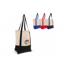 Shopping bag OEKO-TEX® cotton 140g/m² 40x10x35cm