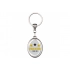 Keyring metal, oval
