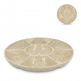 Керамический круглый сервировочный поднос Sagaform Ditte диаметром 26 см