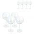 Byon Opacity set of 4 wineglasses with stylish glass pattern 470ml