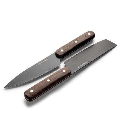 
                                                Orrefors Jernverk set of 2 knives, black & wood
                                                