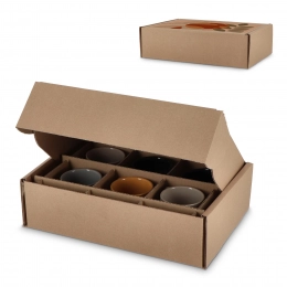 Custom made giftbox for 6 pcs mugs  34,7x24,3x9,9 cm