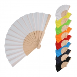 Ручной веер из дерева и R-PET