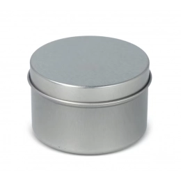 Scented candle recycled tin big