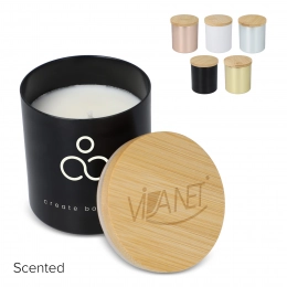 Scented candle recycled alu jar