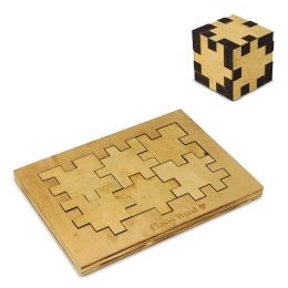 Wooden cube puzzle