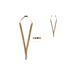 Бумажный брелок FSC с черным крючком.