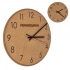 Cork wall clock