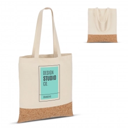 Carrier bag cotton & cork 170g/m² 35 x 40cm