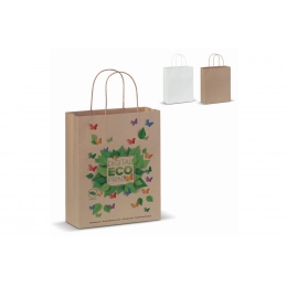 Пакет из крафт-бумаги 90 г/м2 22x10x31 см