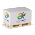 Rectangle pad 12x8x6cm FSC on wooden pallet