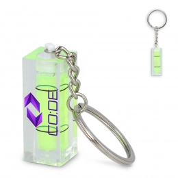 Keychain with Spirit Level