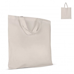 Shoulder bag cotton OEKO-TEX® 140g/m² 38x42cm short handle