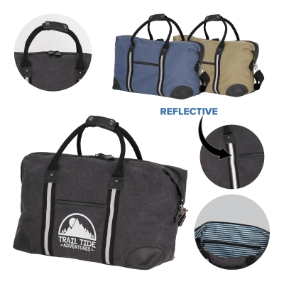 
                                                Recycled cotton canvas weekend bag Harper
                                                