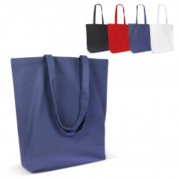 Bag organic cotton color long 270g/m² 42x12x43 cm