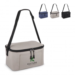 R-PET 600D 6 can Cooler bag 25 x 14.5 x 15.5 cm 5 L