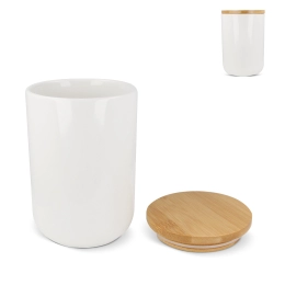 Canister Ceramic & Bamboo 900ml