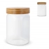Canister glass & bamboo 900ml
