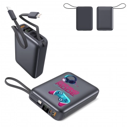 Nova Powerbank 22.5W Power Delivery with built in cables 20000 mAh