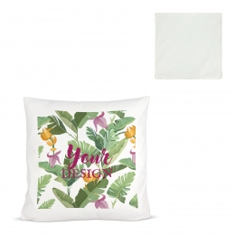 Наволочка из плюша и подушка 40x40 см с сублимацией