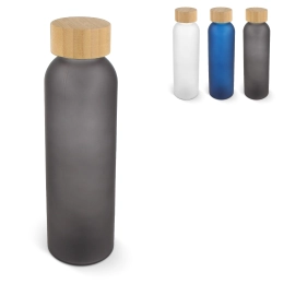 Water bottle glass & bamboo 500ml