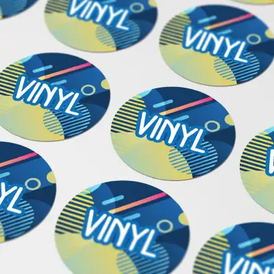 
                                                Виниловая наклейка круглая Ø 45 мм
                                                