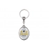 Keyring metal, oval