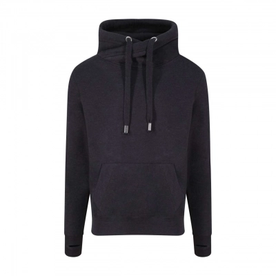 
                                                CROSS NECK HOODIE
                                                
