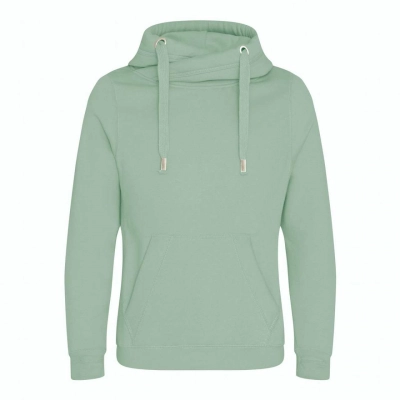 
                                                CROSS NECK HOODIE
                                                