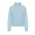 WOMEN'S CROPPED 1/4 ZIP SWEAT