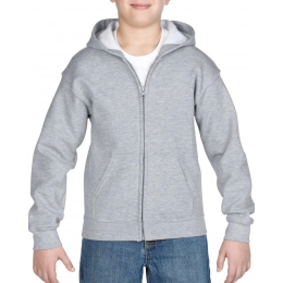 HEAVY BLEND™ YOUTH FULL ZIP HOODED SWEATSHIRT