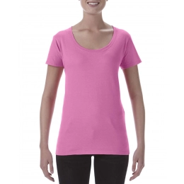 SOFTSTYLE ® LADIES' DEEP SCOOP T-SHIRT