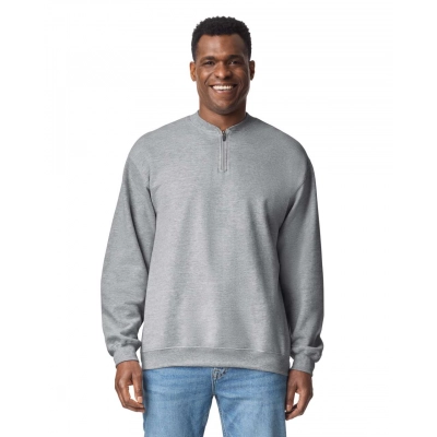 
                                            SOFTSTYLE MIDWEIGHT ADULT FLEECE 1/4 ZIP SWEATSHIRT
                                            