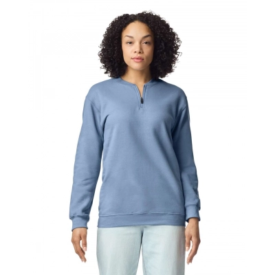 
                                            SOFTSTYLE MIDWEIGHT ADULT FLEECE 1/4 ZIP SWEATSHIRT
                                            