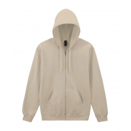 Толстовка на молнии с капюшоном для взрослых из мягкого флиса средней плотности