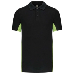 FLAG - SHORT-SLEEVED TWO-TONE POLO SHIRT