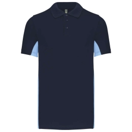 FLAG - SHORT-SLEEVED TWO-TONE POLO SHIRT